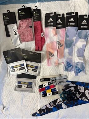 Adidas and nike headband bundle